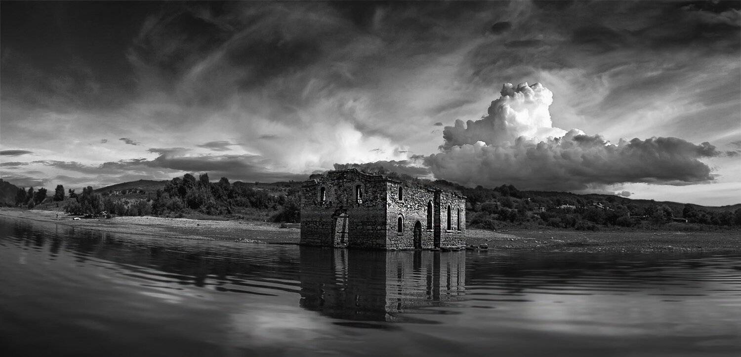 Old church, Sv. Ivan Rilski, Zhrebchevo dam, Dimitar Stoyanov
