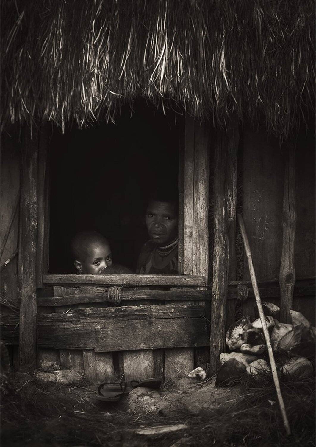 Domek w Papui. Автор: Marian Lubawski , Marian Lubawski