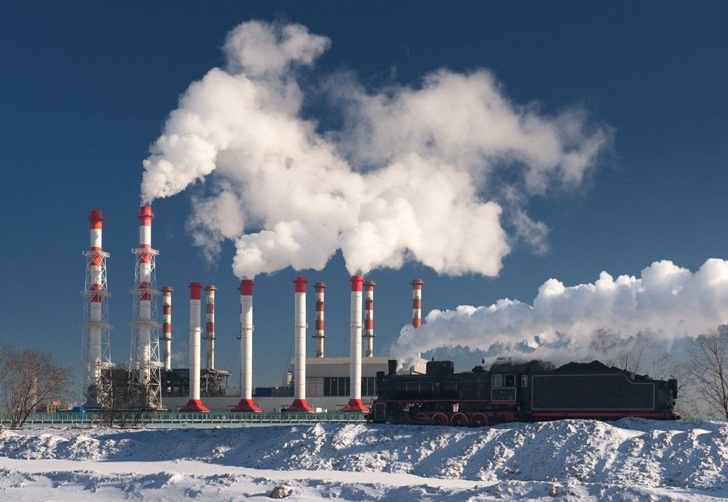 железная дорога, паровоз, рельсы, ржд, трубы, эр 774-38, Михаил Глаголев