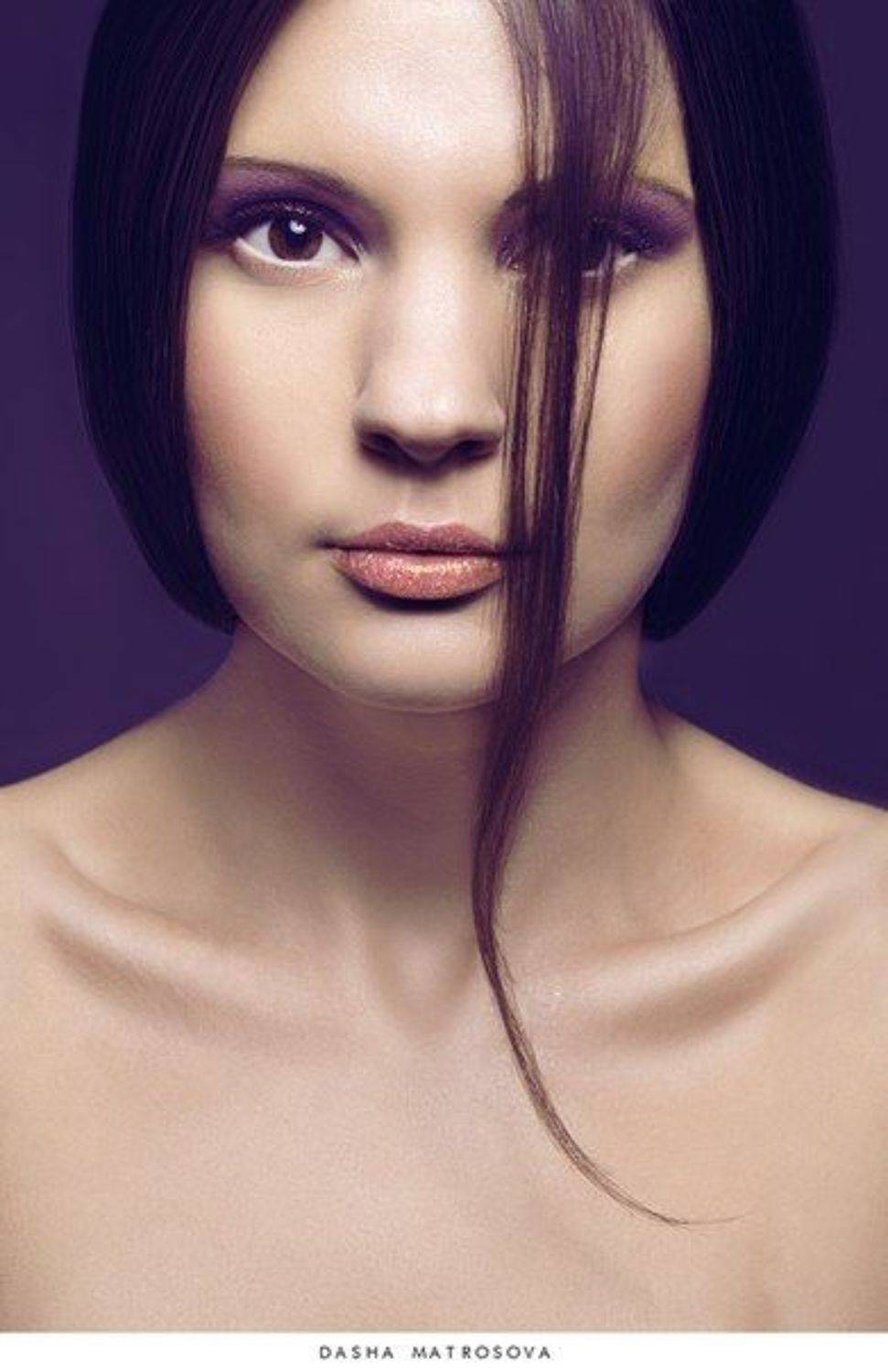 Beauty, Face, Fashion, Violet, Woman, Dasha Art
