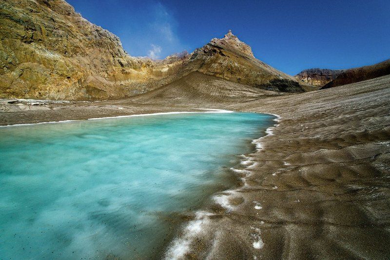 камчатка, снежник, мутновский, вулкан Про солнечные пляжи Камчатки фото превью