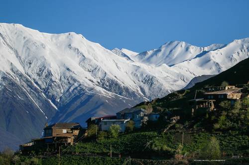 Аул в горах..