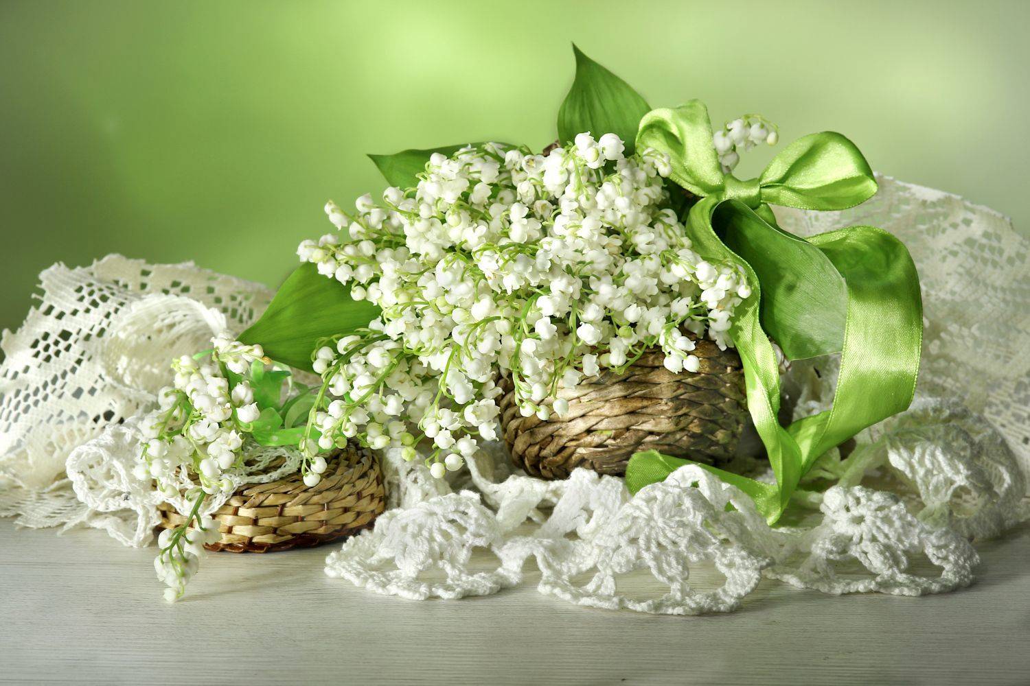 цветы, ландыши, натюрморт, лесной аромат, Шруб (Беляева) Татьяна