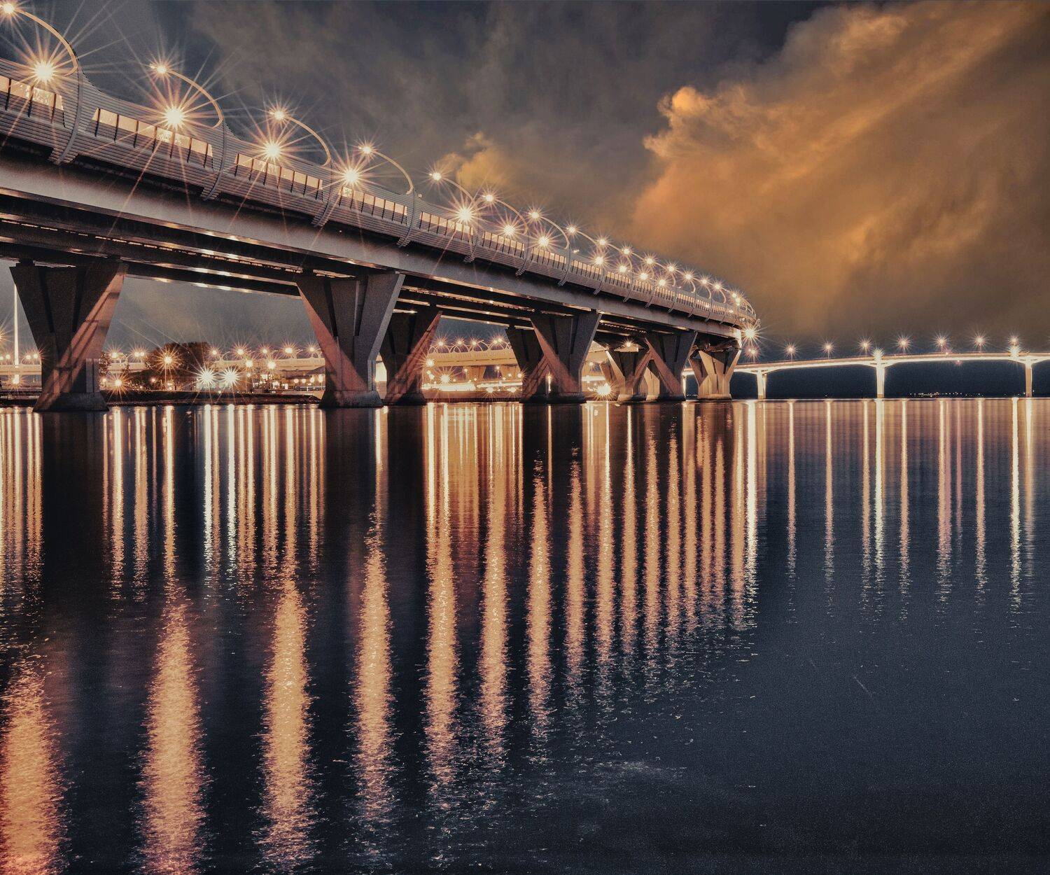 санкт-петербург, нева, мост, Байдуков Александр