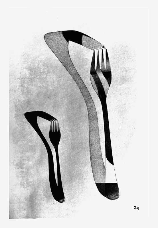 ВИЛКИ ТЕНИ ART DECO ДВЕ ВИЛКИ фото превью