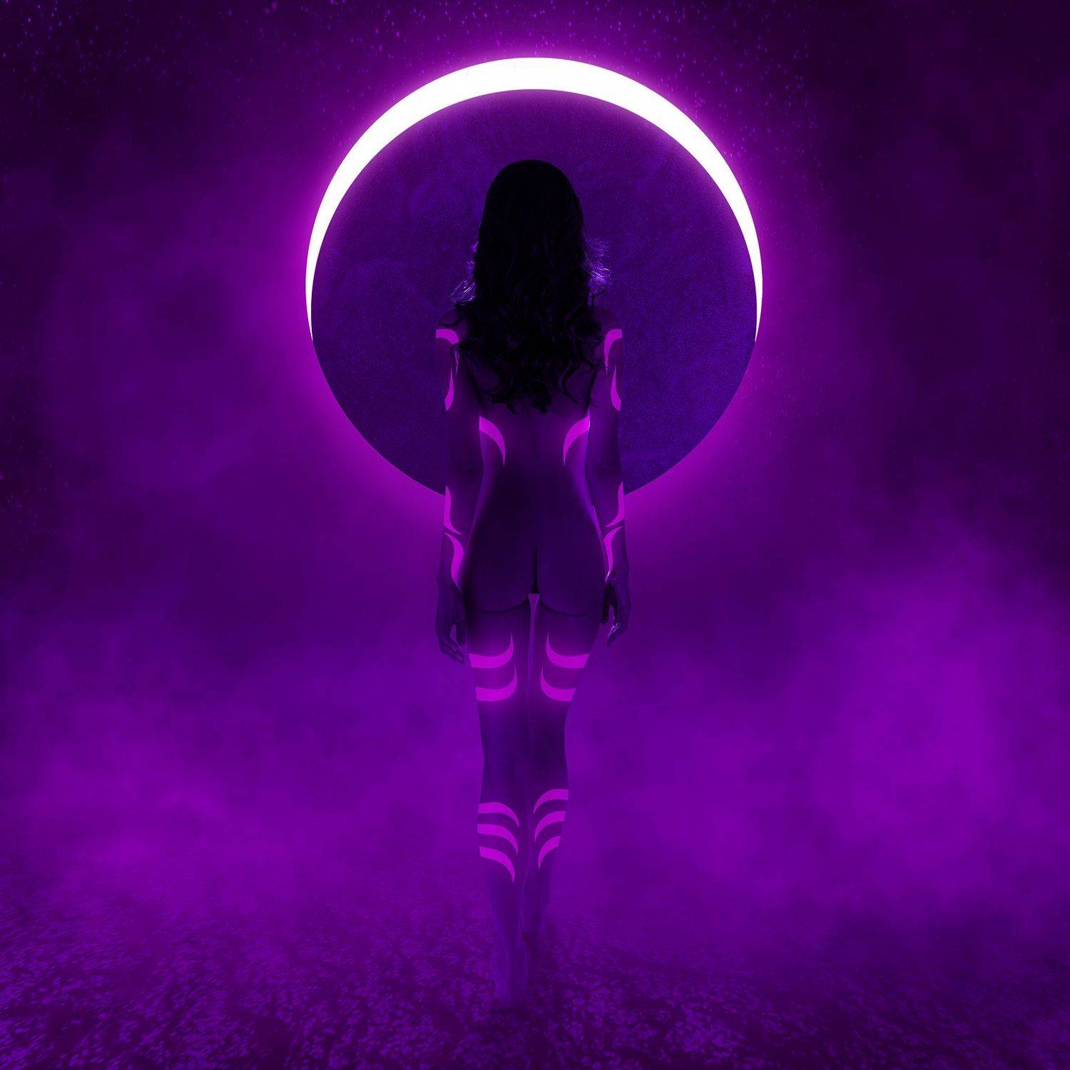 арт, руны, эльф, elven souls, moon, луна, andrewfirephoto, Andrew Fire