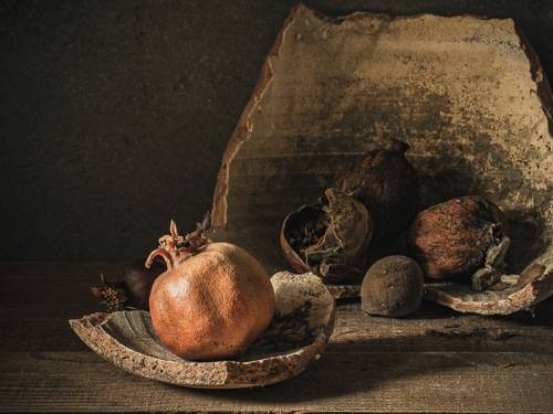 About pomegranates, old and young.  О гранатах, старых и молодых.