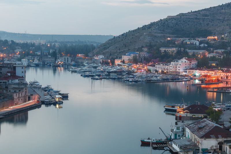 Май. В Балаклаве вечер. фото превью