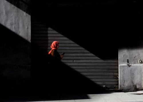 between the shadows