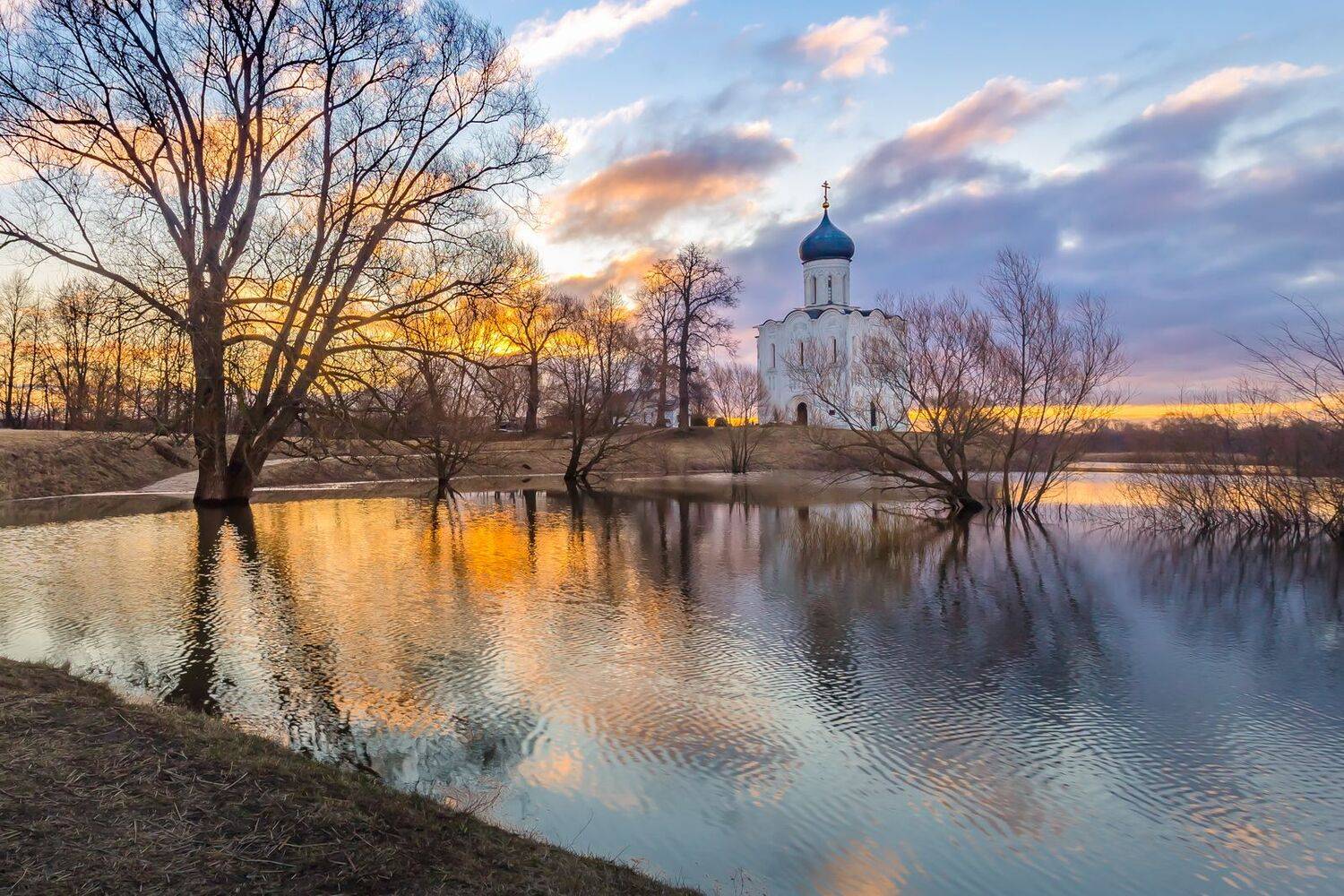 Владимир, утро, заря, разлив, пейзаж, Юрий Морозов