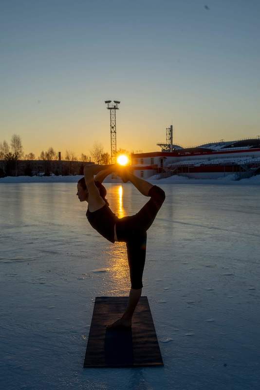 #хатхайога, #фотоарт Yoga outside фото превью