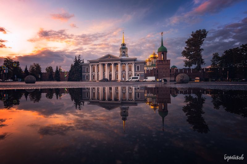 Вид на Тульский кремль с площади Ленина. фото превью