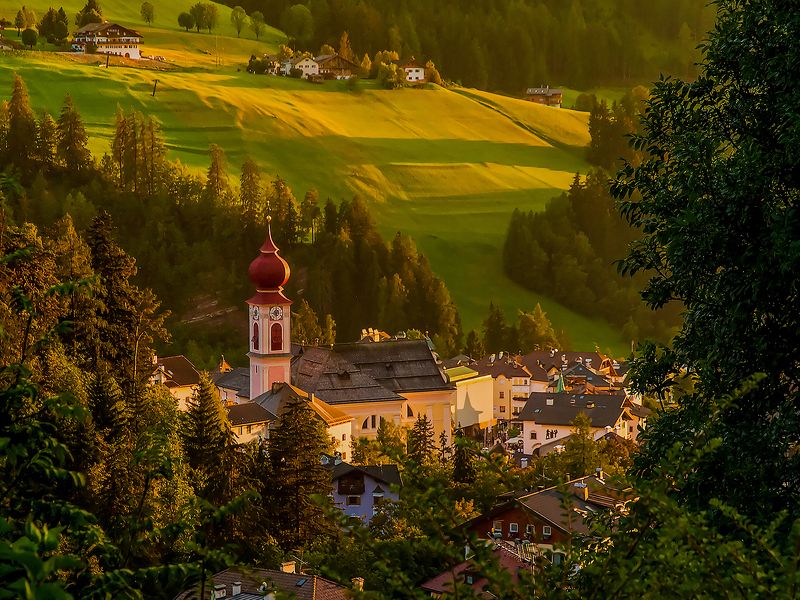 италия,доломиты,ортизеи Ортизеи. фото превью