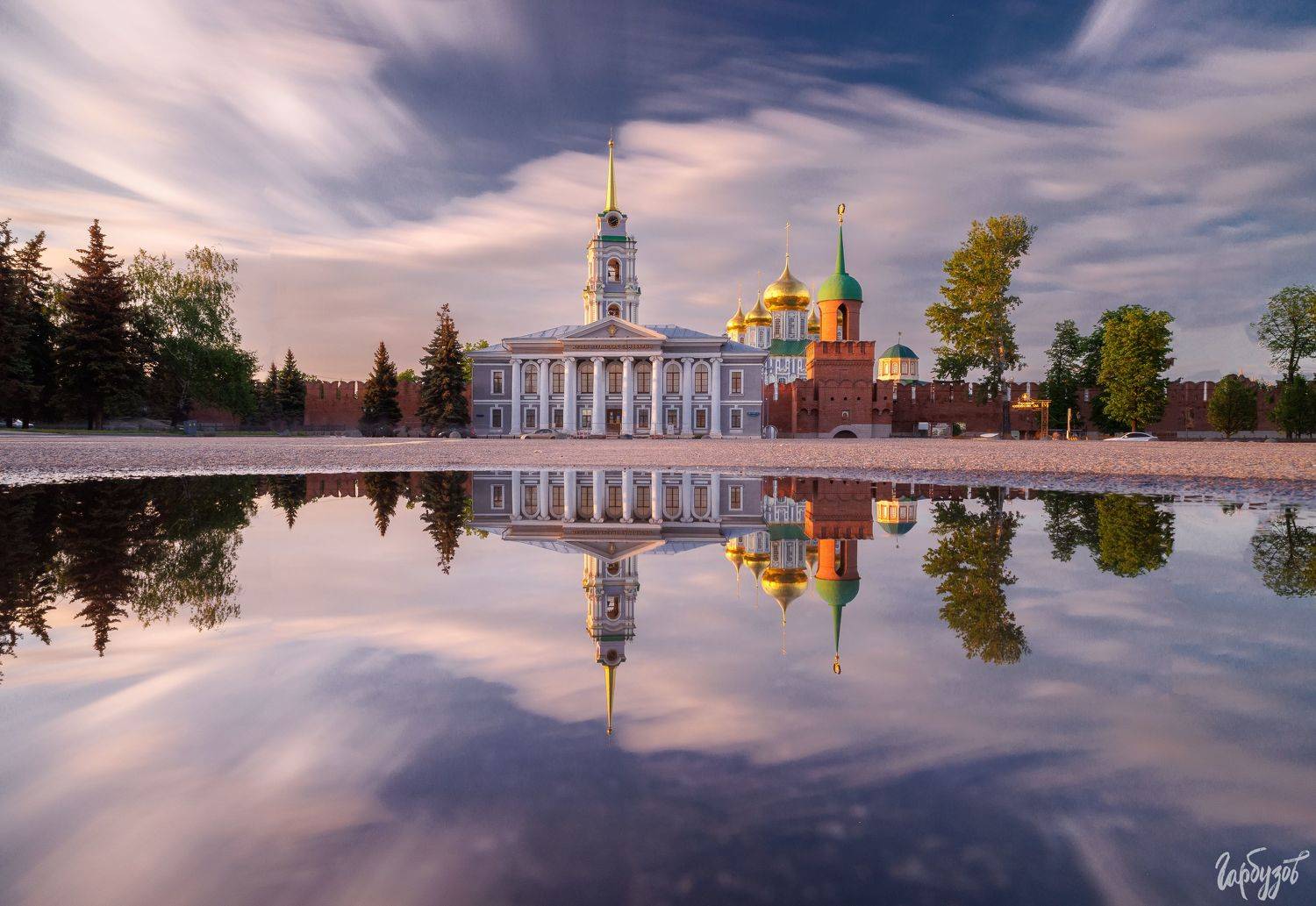 тула. вид с площади ленина на музей самоваров и тульский кремль., Гарбузов Илья