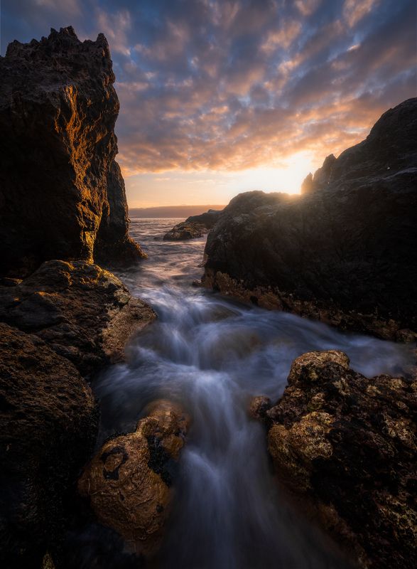 #Landscape #seascape #longexpo #sunset #tenerife #spain Flowing light фото превью