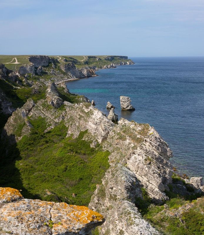 крым, тарханкут, тарханкутский маяк, мыс тарханкут, черноморское, черноморский район, тарханкутский заповедник, черное море, черный мыс, кара-мрун, джангуль, мыс прибойный, большой атлеш Джангуль фото превью