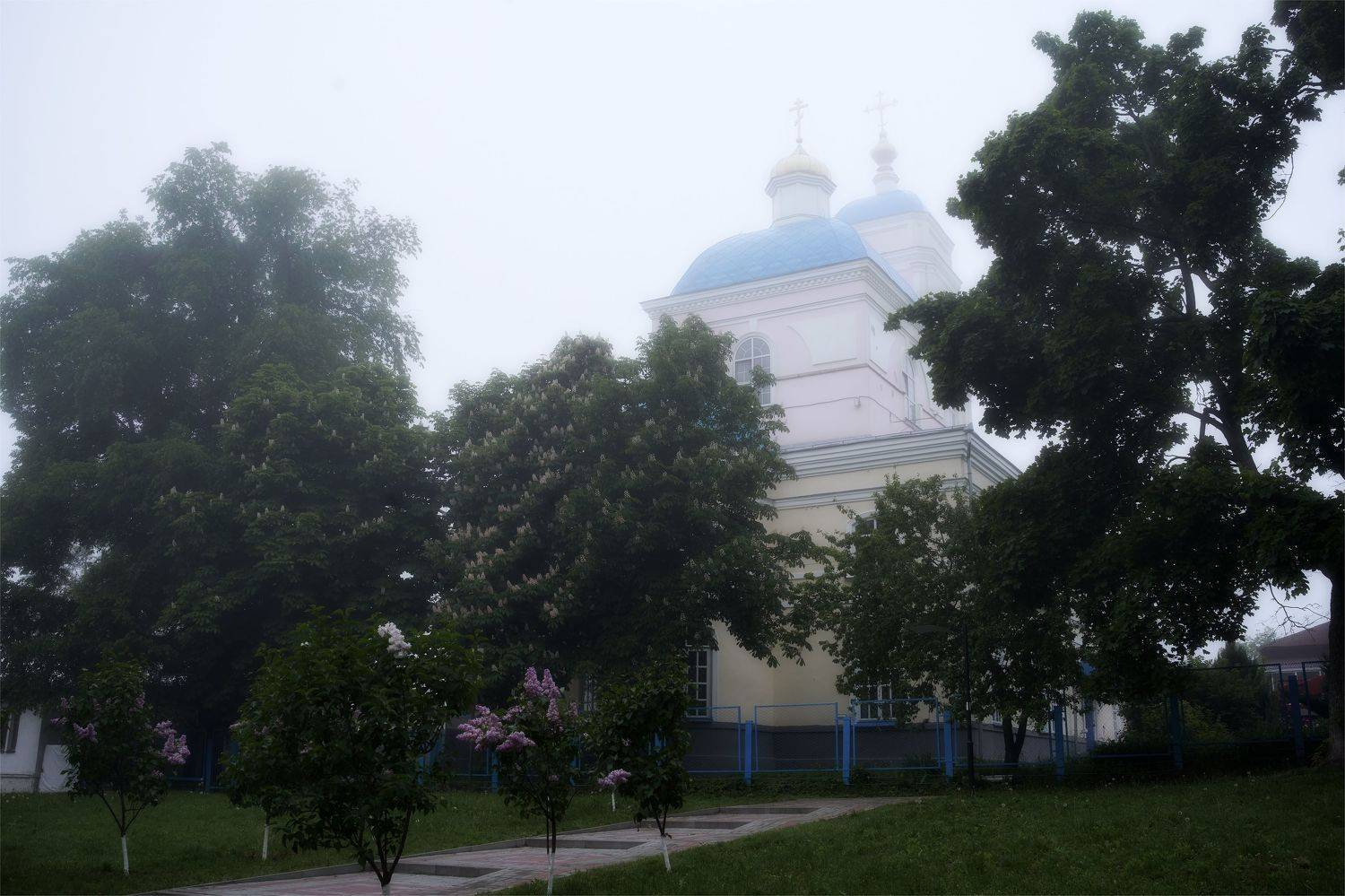 город, архитектура, храм, курск, утро, здание,пейзаж, Михаил Кудрявцев