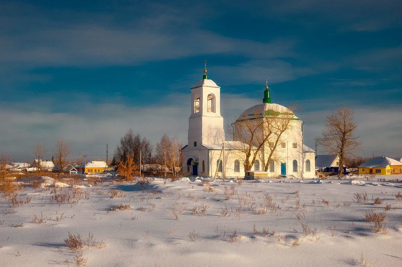 зимнее утро фото превью