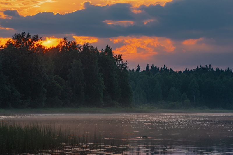 великий двор,вологодчина,кема,север Вечерняя фото превью