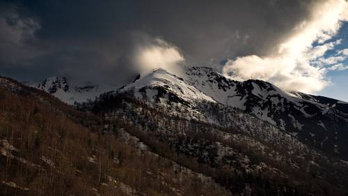 Подъём на перевал Архызское седло