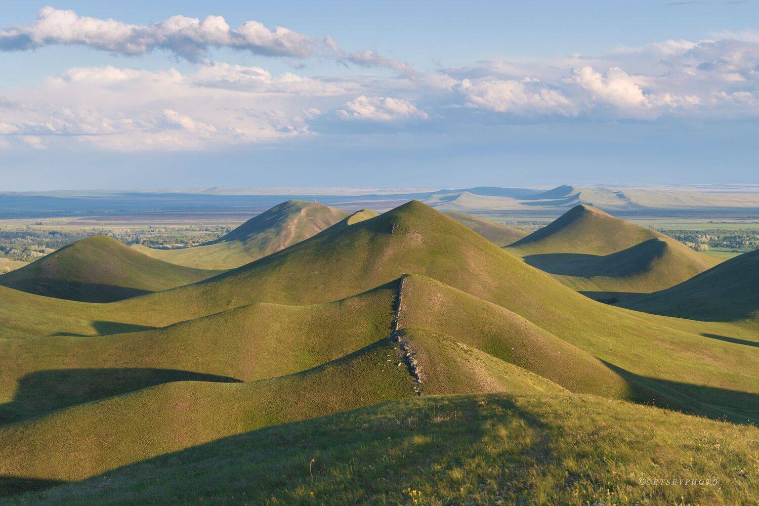 горы, весна, панорама, Евгений Гецев