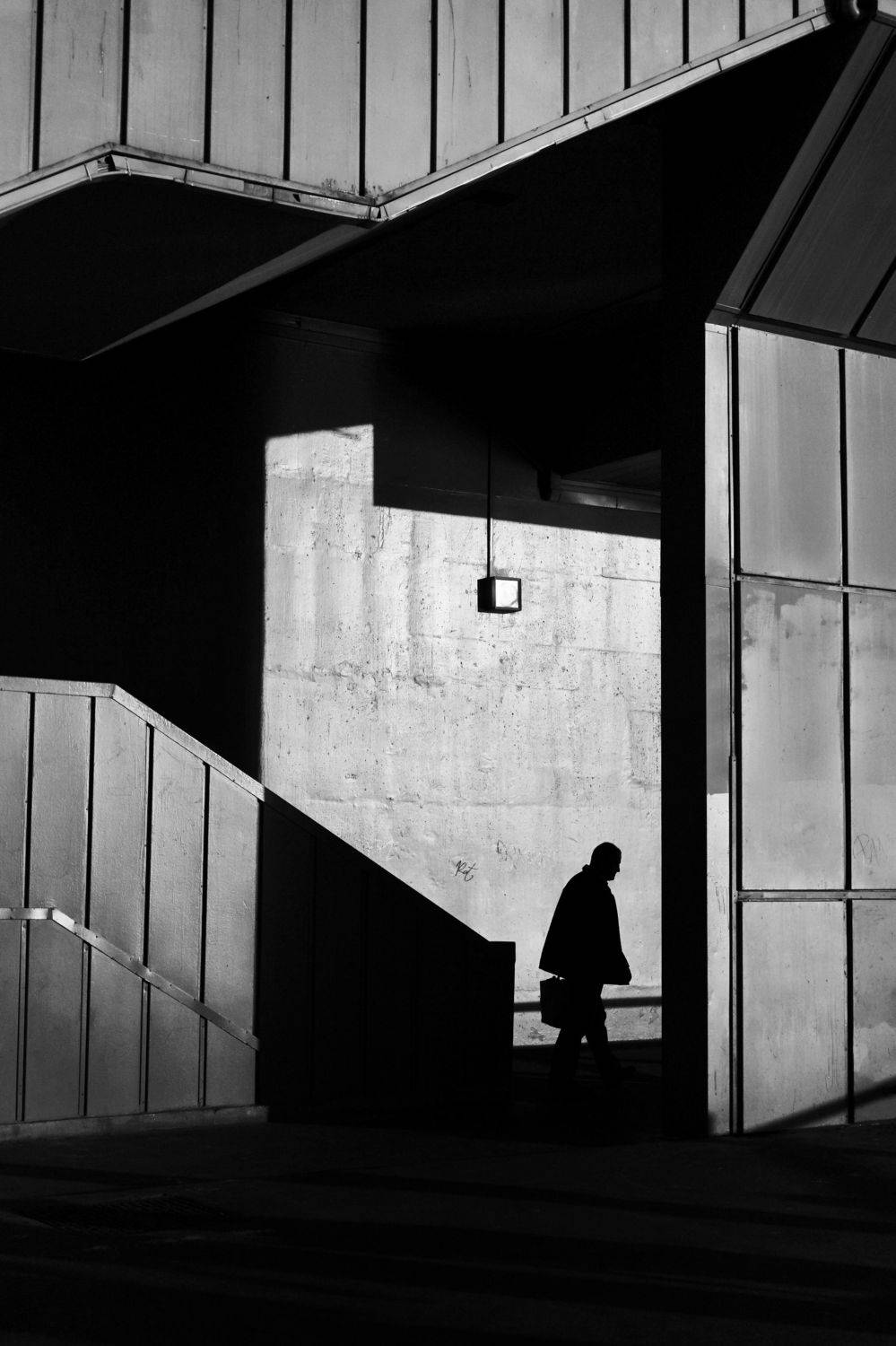blackandwhite, street,  silhouette, Gul Yildiz