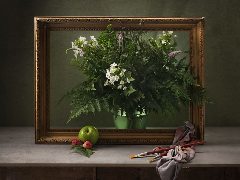 Зеленый букет. фото превью