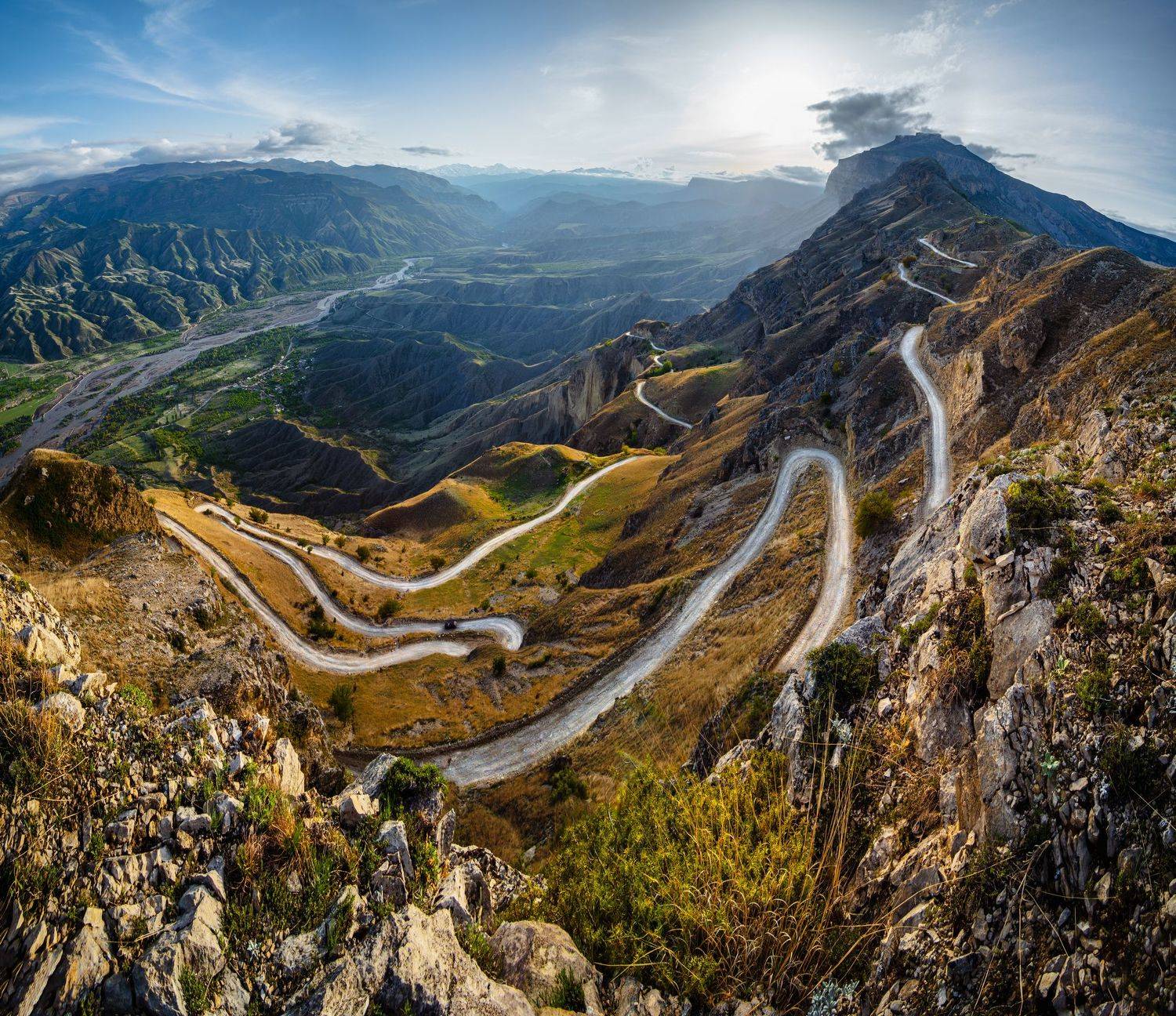 дагестан, кавказ, тобот, серпантин, дорога, Уфимцев Юрий