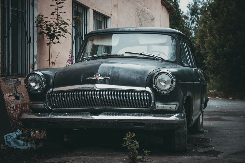 машина, волга, газ, ретро, ссср, автомобиль газ фото превью