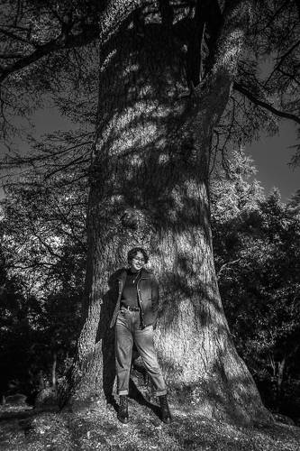 Girl and the tree