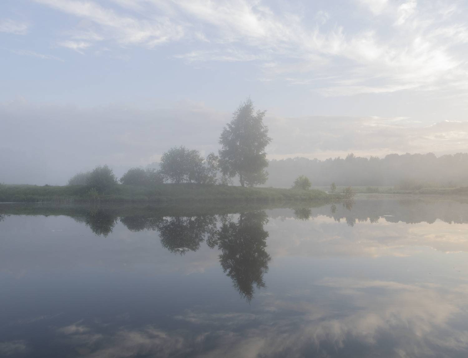 природа, пейзаж, отражение, Ольга Бонина