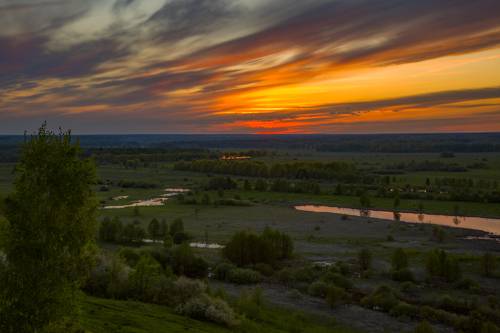 Закат над Быковкой