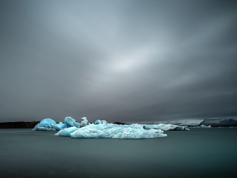 Iceland iceberg medium format phase one long exposure  Iceberg lagoon  фото превью