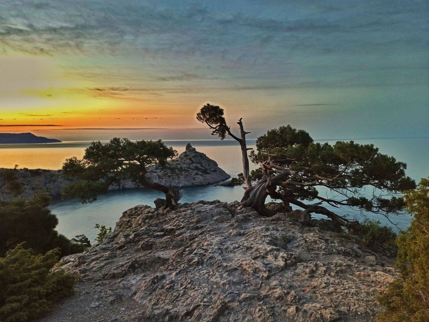 Крым рассвет пейзаж море , Sergei Zhigulskii