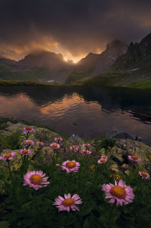 #фото, #горы, #озеро, #пейзаж Западный Кавказ фото превью