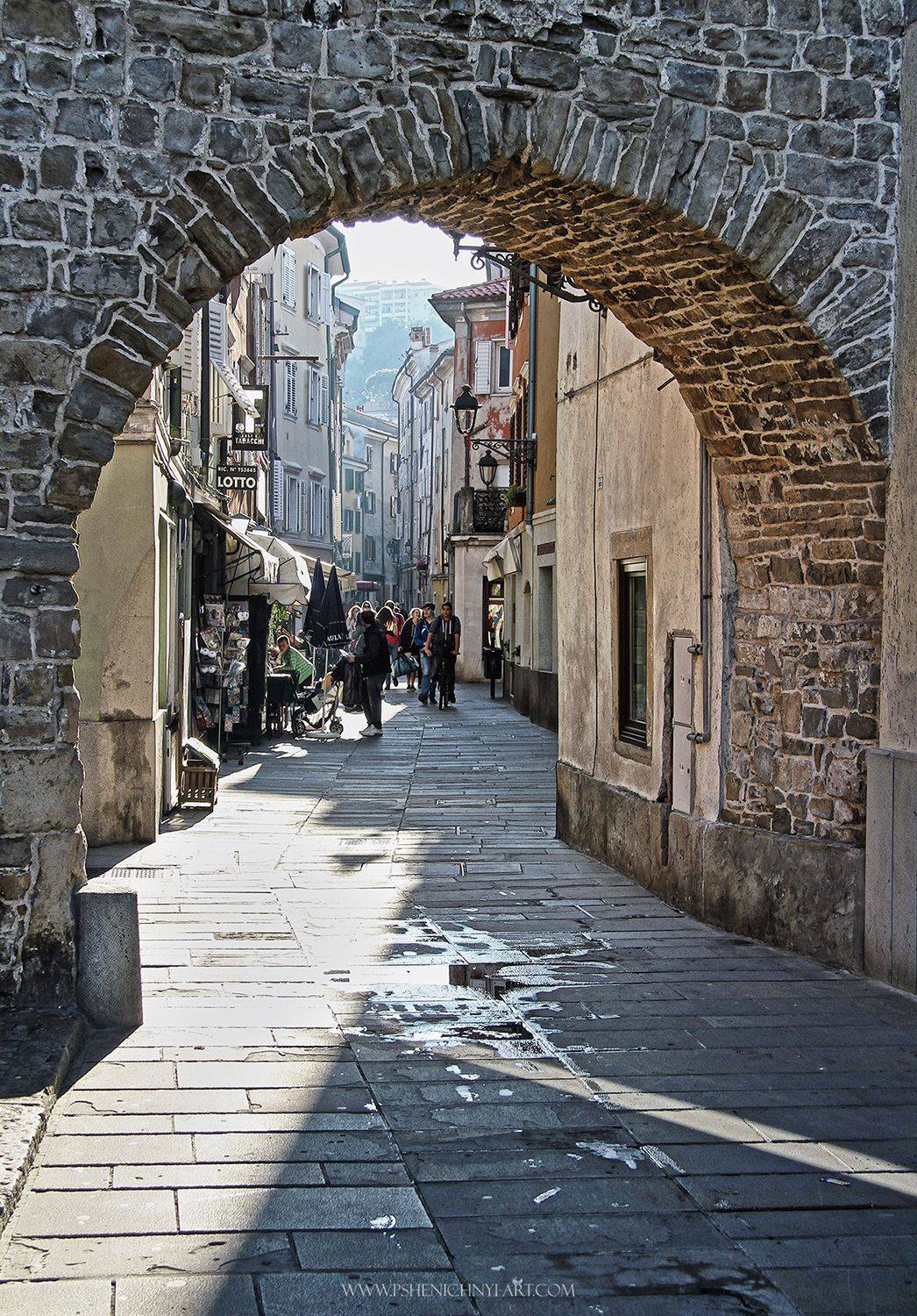 архитектура, город, арка, италия, старинный, улица, Андрей Пшеничный