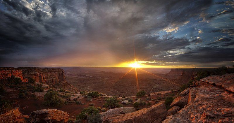 Закат в Национальном Парке Canyonlands фото превью