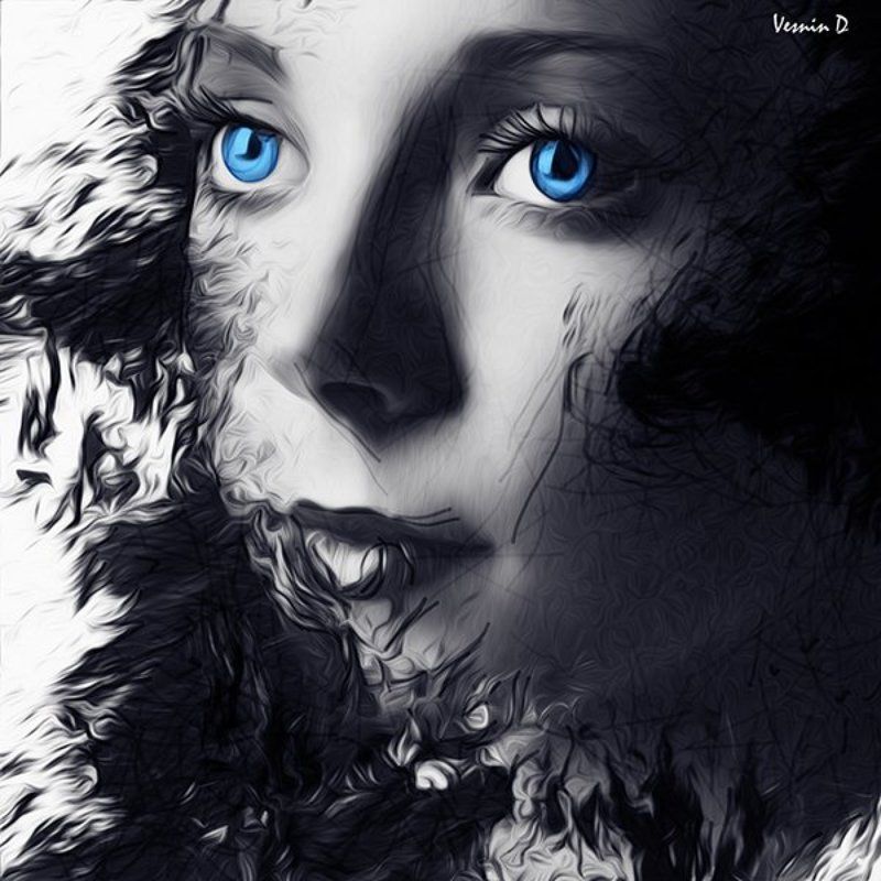 Nikon d50, Арт, Вильниус, Литва, Портрет девушки, Фотошоп *** фото превью