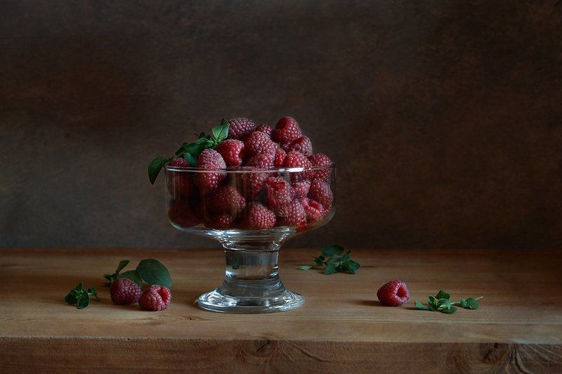 Малина, натюрморт ** фото превью