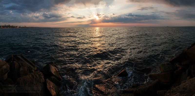 Ильичёвск и море фото превью