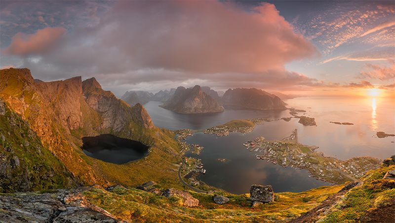 Рассвет над Reine фото превью