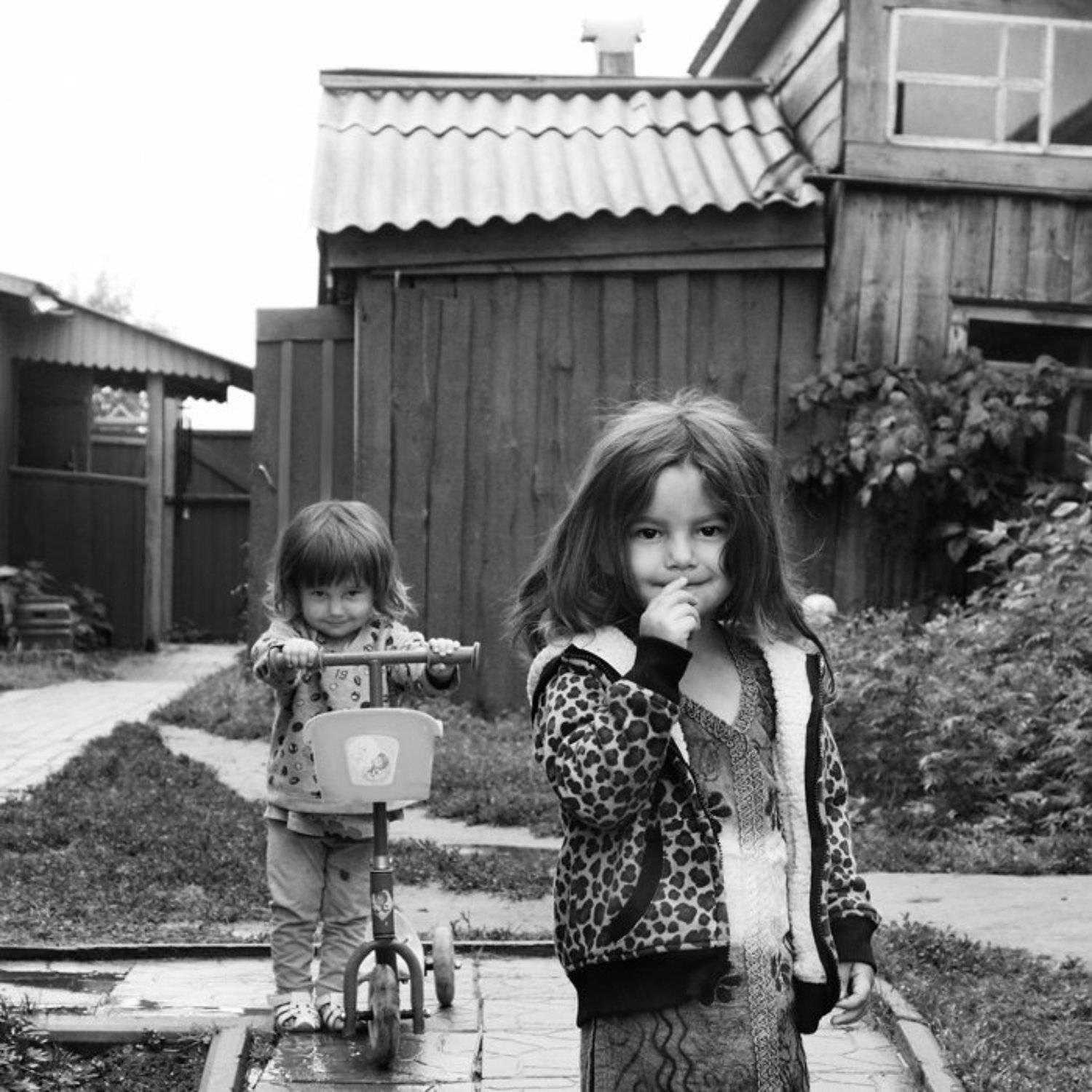 Дети, Портрет, Чб, nelenin