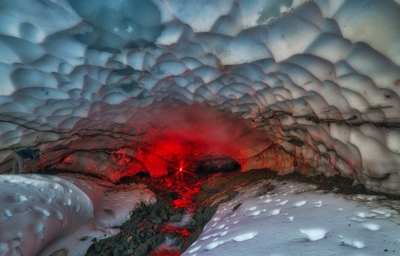 Снежные пещеры Камчатки. фото превью