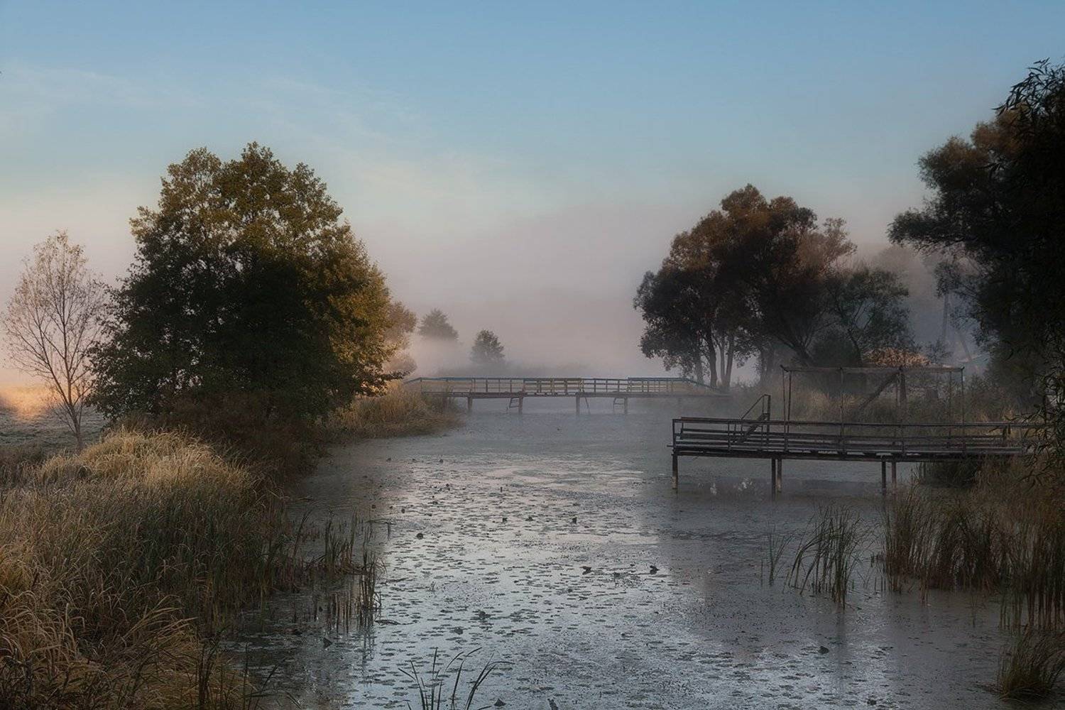 Река, Утро туман, Владимир Костылев
