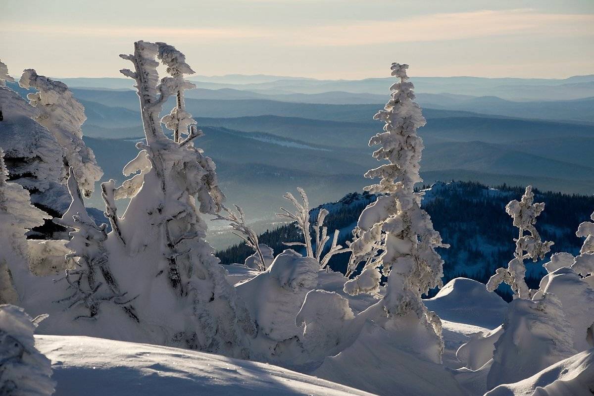 снег, сибирь, зима, шерегеш, горная шория, Валерий Пешков