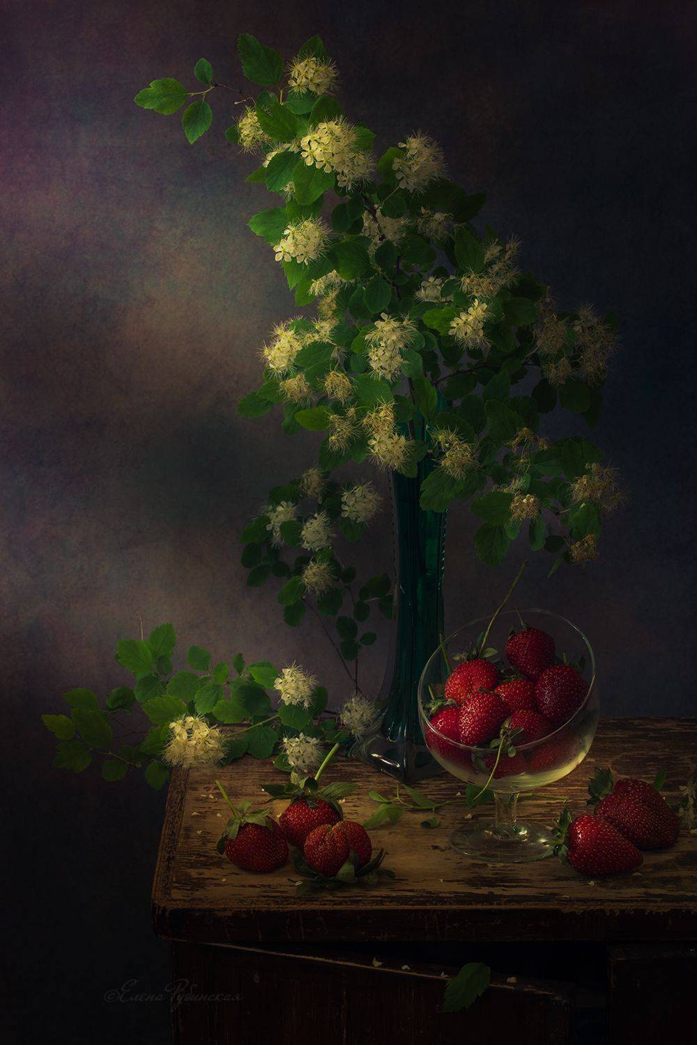 клубника, кострома, натюрморт, дача, Елена Рубинская