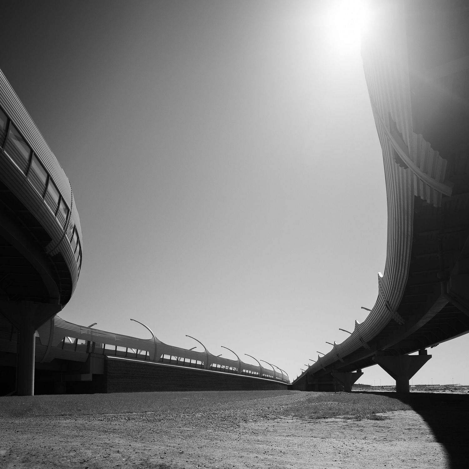 черно-белый, мост, геометрия, линии, урбанистика, контраст, раимун, алексей, архитектура, масштаб, перспектива, Раимун Алексей
