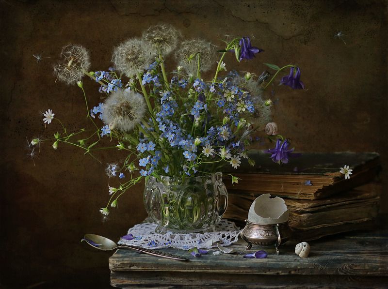 Завтрак с одуванчиками фото превью