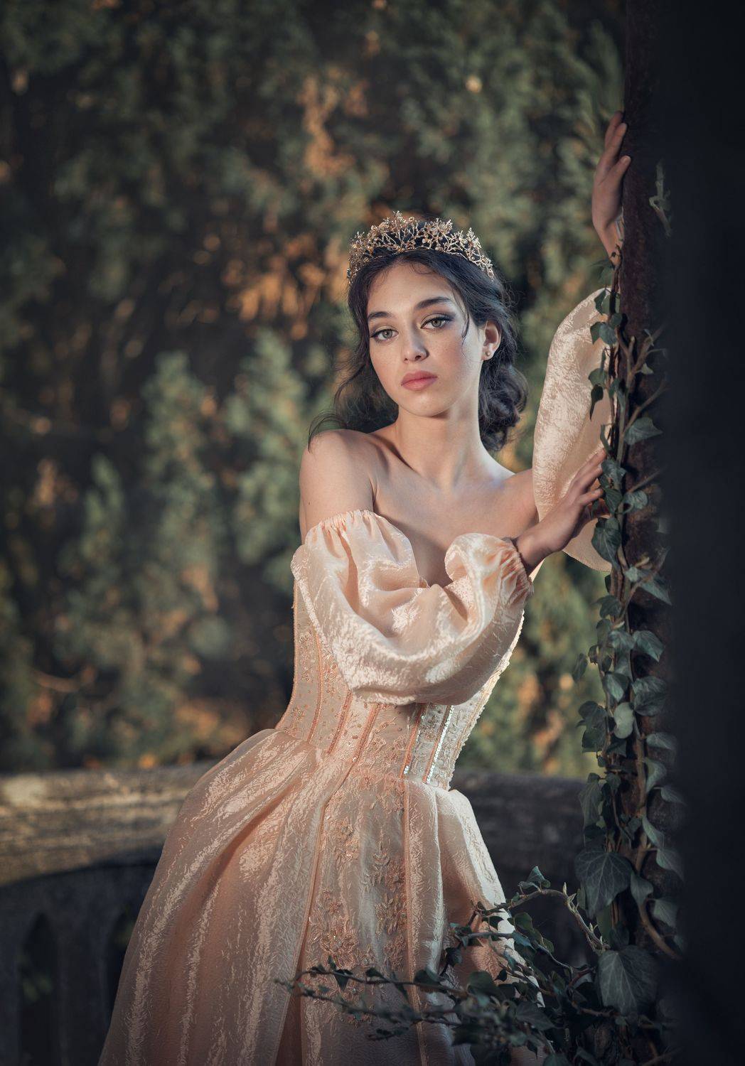 девушка принцесса романтика море замок балкон история, Ирина Мухина