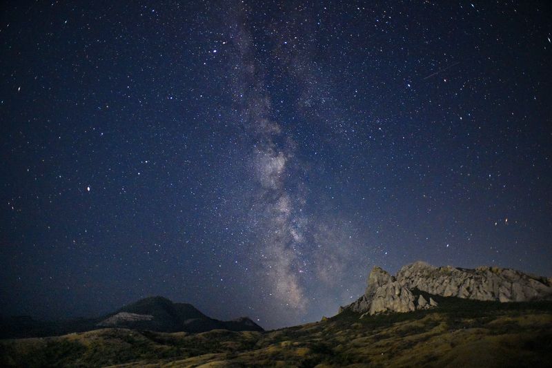 Ночное небо Коктебеля фото превью